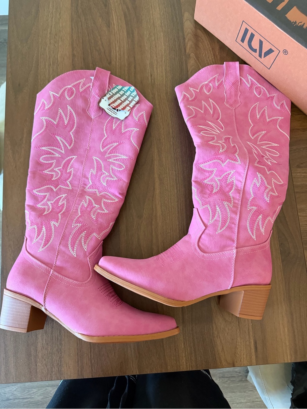 Women's Pink Western Cowboy Boot